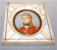 Lot 441 - English school - Head and shoulders portrait...
