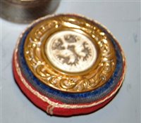 Lot 444 - An early 19th century carved ivory and gilt...
