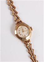 Lot 375 - A lady's 9ct Rotary wristwatch, the signed...