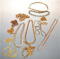 Lot 503 - A collection of costume jewellery, to include...