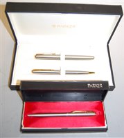 Lot 507 - A Parker Sonnet fountain pen, together with a...