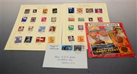 Lot 530 - A box of miscellaneous loose stamps; together...