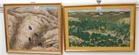 Lot 531 - Indian school, 20th century, a woven picture...