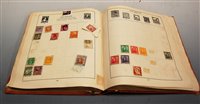 Lot 546 - A schoolboy stamp collection, contained in a...
