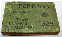 Lot 556 - "Portland" A selection of tint and canvas...