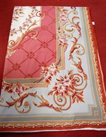 Lot 584 - A needlepoint wall hanging