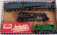 Lot 847 - Hornby Dublo 2 rail ref. 2207 green 0-6-0 tank...