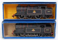 Lot 843 - Hornby Dublo EDL17 and ref. 3217 BR black tank...