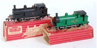 Lot 844 - Hornby Dublo 2207 green 0-6-0 tank engine...