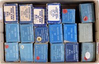 Lot 841 - 18 Hornby Dublo D1 wagons mix of metal and...