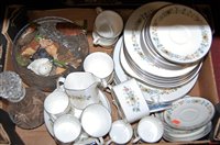Lot 404 - Four boxes of miscellaneous china and...