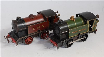 Lot 339 - Hornby 1929-30 SR black no. 1 C/W special tank...