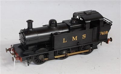 Lot 342 - Bing for Bassett Lowke, black L&NWR, clockwork...
