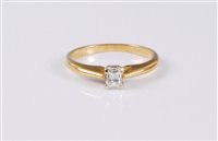 Lot 2653 - An 18ct fancy cut diamond ring, the fancy cut...