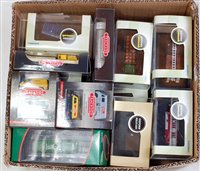 Lot 869 - Approx 18 diecast commercial vehicles, fire...
