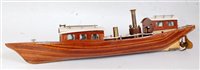 Lot 4 - A balsa wood kit built spirit fired steam...