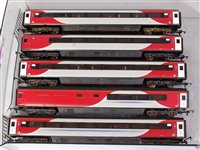 Lot 921 - Rake of 5 Hornby VTEC HST centre cars (G) some...