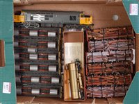 Lot 927 - Tray containing Bachmann Rail freight livery...