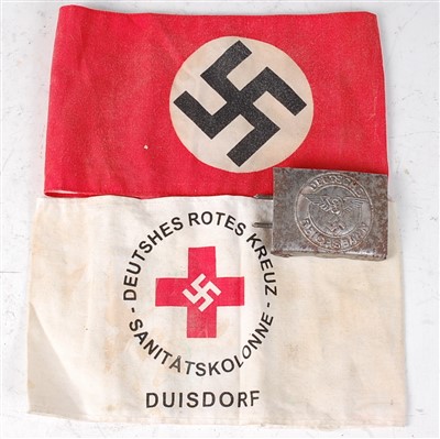 Lot 124 - A German Deutsche Reichsbahn alluminium belt buckle