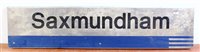 Lot 40 - BR running-in board 'Saxmundham', may have...