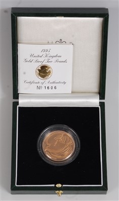Lot 2045 - Great Britain, a cased 1995 gold proof...