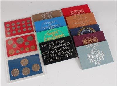 Lot 2108 - Great Britain, a mixed lot of UK proof coin...