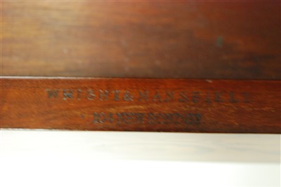 Lot 1621 - A Victorian mahogany, satinwood and marquetry...