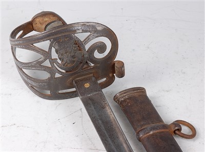 Lot 173 - An 1827 pattern Rifle Volunteer Officer's sword