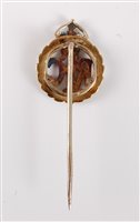 Lot 2548 - A Royal Flying Corps diamond stick pin: the...