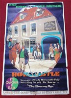 Lot 61 - Horncastle, stylised view of coaching inn with...