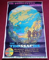 Lot 63 - The Trossachs stylised view of the Highlands...