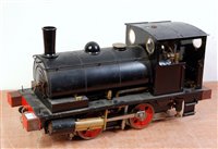 Lot 83 - A 5" gauge live steam coal fired 0-4-0 saddle...