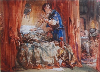 Lot 1458 - George Cattermole (1800-1868) - The Murder of...
