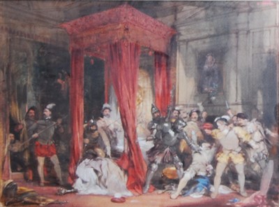 Lot 1441 - George Cattermole (1800-1868) - The murder of...