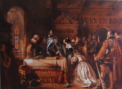 Lot 1440 - George Cattermole (1800-1868) - The forced...