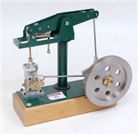 Lot 94 - A kit built stationary beam engine comprising...