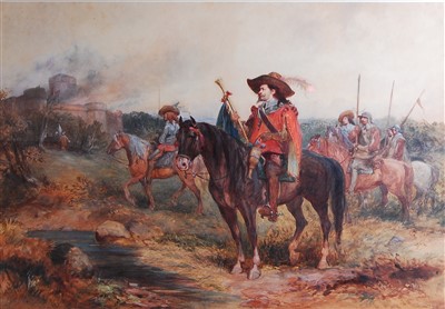 Lot 1465 - Charles Cattermole (1832-1900) - Royalist...