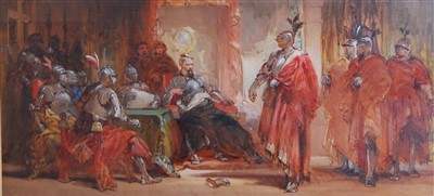 Lot 1467 - Charles Cattermole (1832-1900) - Throwing down...