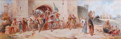 Lot 1483 - Charles Cattermole (1832-1900) - Soldiers...