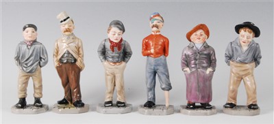 Lot 1095 - A set of six late 19th century Royal Worcester...