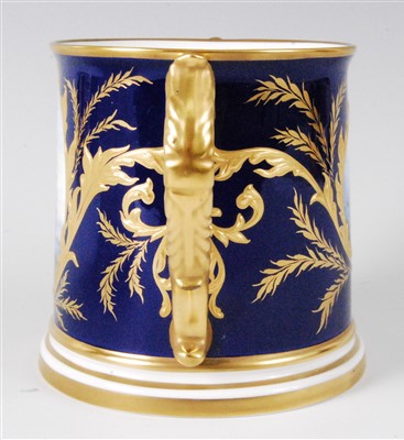 Lot 1058 - A Lynton Porcelain Company loving cup,...
