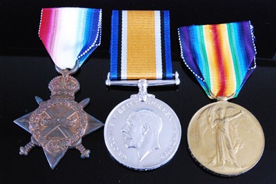 Lot 39 - A WW I Casualty trio