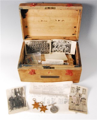 Lot 69 - A WW II Royal Naval Casualty group of medals, documents and ephemera