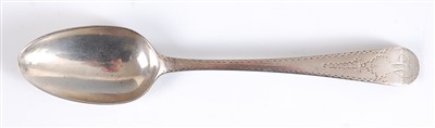 Lot 1172 - A George III silver tablespoon, in the Old...