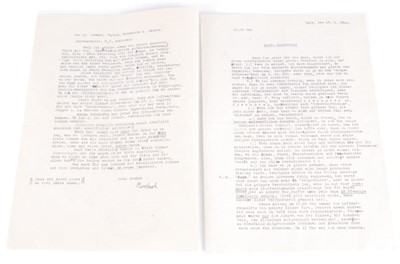 Lot 179 - A German letter