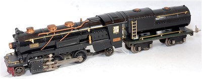 Lot 409 - Lionel 2-4-2 steam outline loco and 8-wheel...