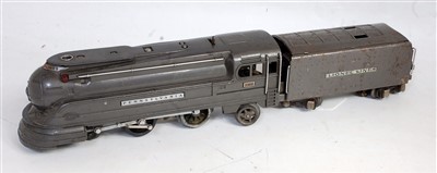 Lot 421 - Lionel streamlined "Pennsylvania" no. 238E 4-4-...