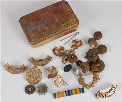 Lot 246 - A WW I Princess Mary Christmas gift tin