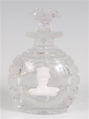 Lot 1107 - An early 19th century sulphide included scent...
