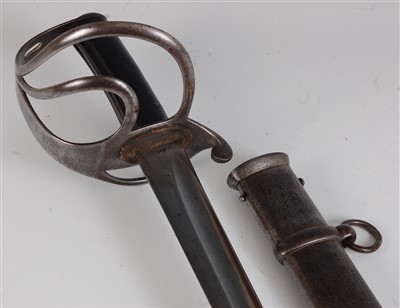 Lot 206 - A British 1853 pattern Cavalry Trooper's sword